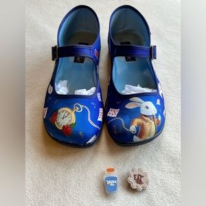 size 38 hot chocolate mary janes “rabbit hole”